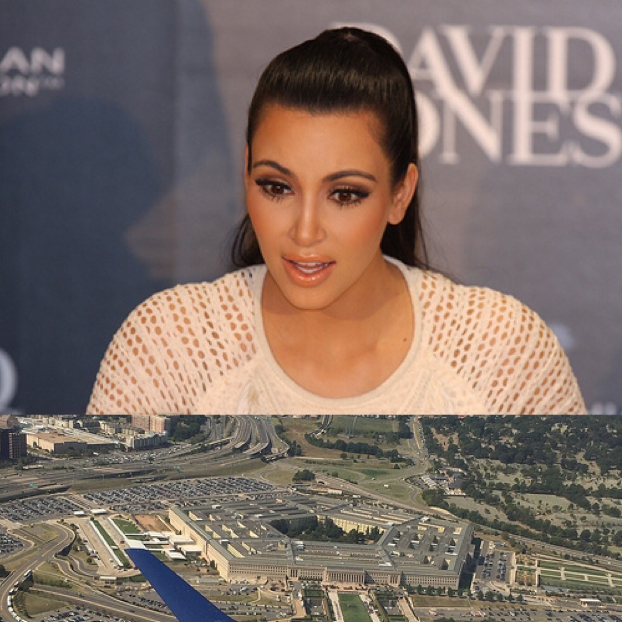 Photo credit: Eva Rinaldi Celebrity and Live Music Photographer, "Kim and Khloe Kardashian" , via PhotoPin ( license ) | afagen, "Pentagon from above" , via PhotoPin ( license )