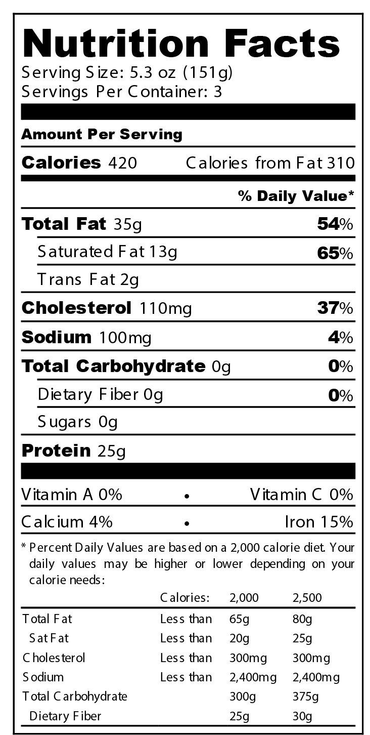 Kobe burger 5.3 - Nutrition Label.png