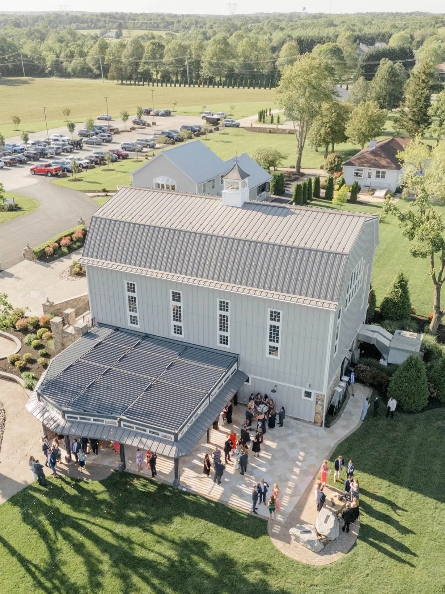 Cocktail hour coverage: drone edition.