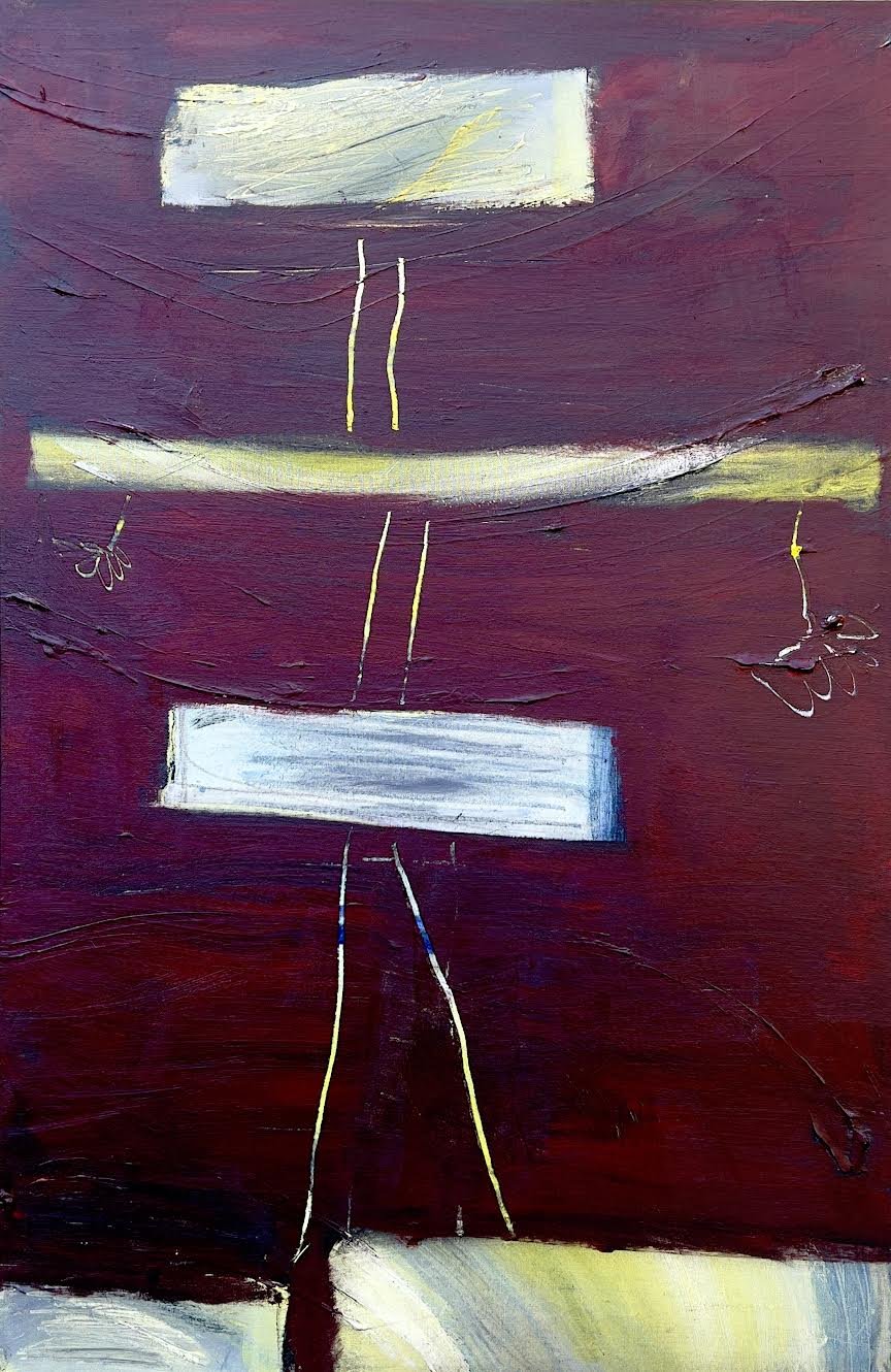 Life Drawing 30 (Woman At Large) 2026, 36"x24", acrylic/panel