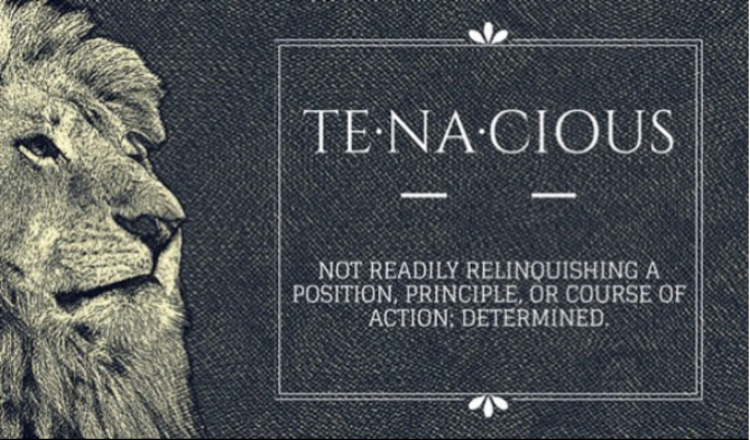 Be Tenacious