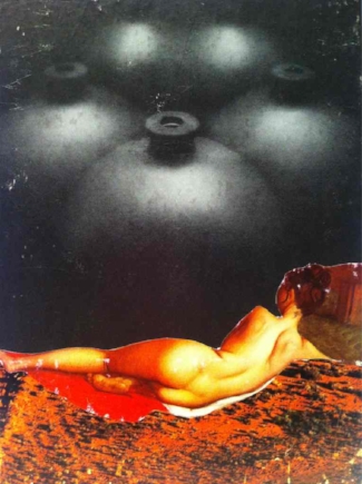 A SoulCollage(R) card of the Committee Suit: "Pregnant with Creativity". By Mariabruna 