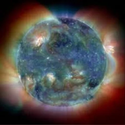 Earth from space on Summer Solstice