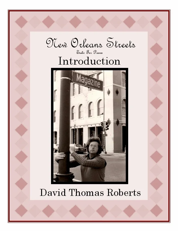 Introduction, from New Orleans Streets, piano