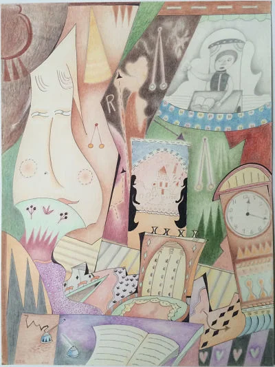 This Dear Enfolding (9" x 12")