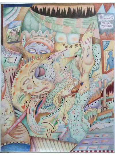 Klamath Mountains / Station (18" x 24")