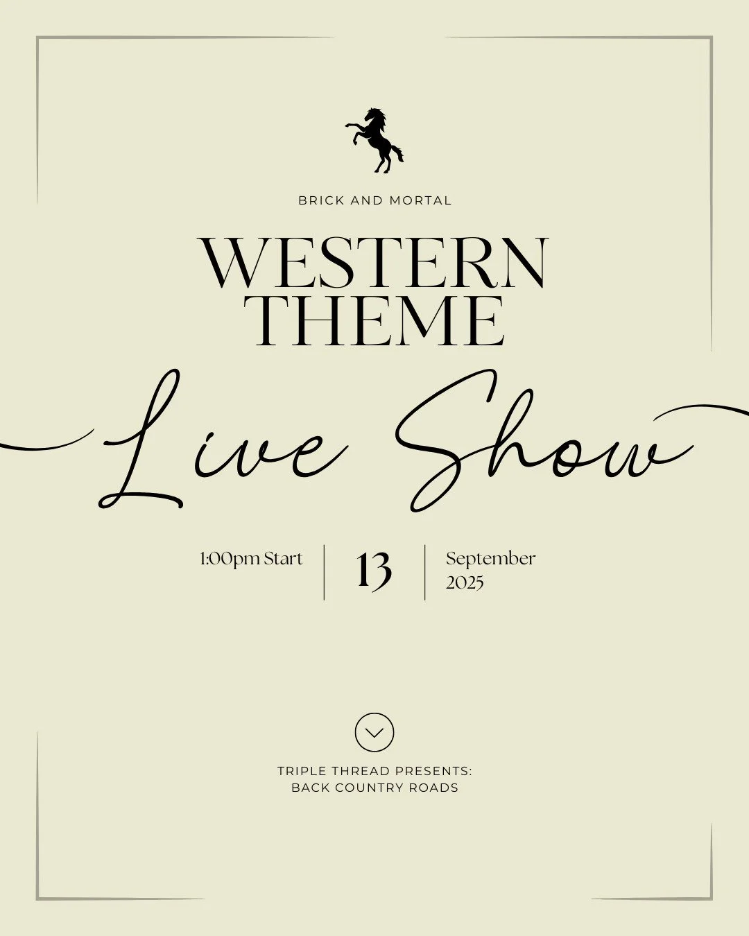 This weekend I was invited to join the Triple Thread ladies as a fearured guest for their &quot;Back Country Roads&quot; theme raid train! 

I am honored to be the caboose and have been sourcing some goodies for my first THEMED live show!

See y'all 