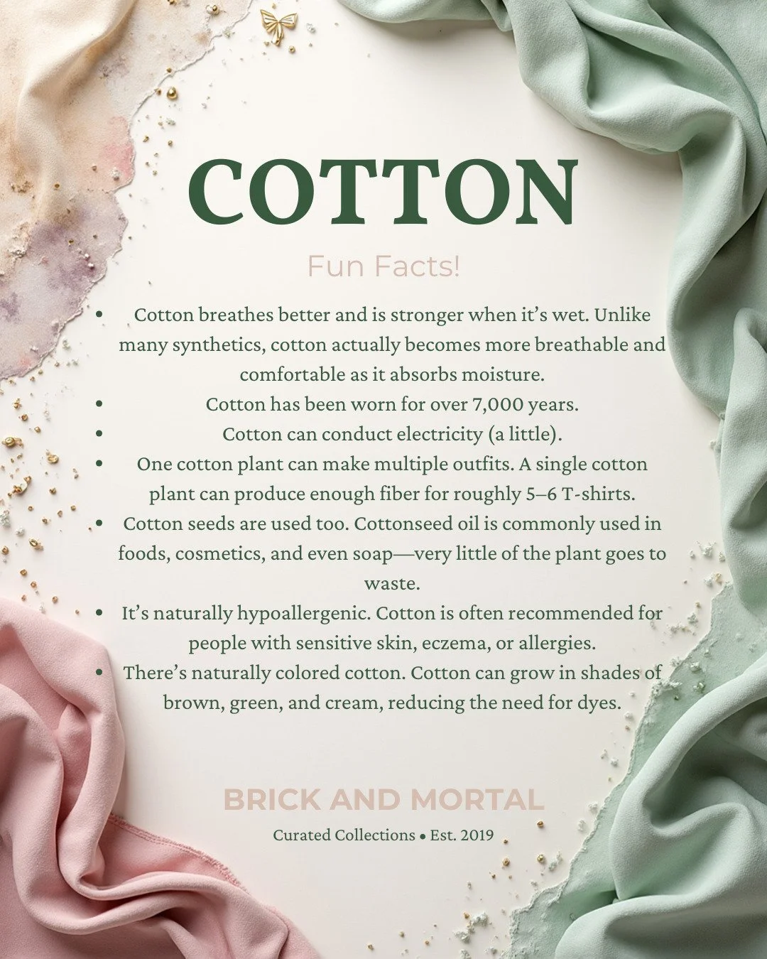 Last day of Cotton deep dive!