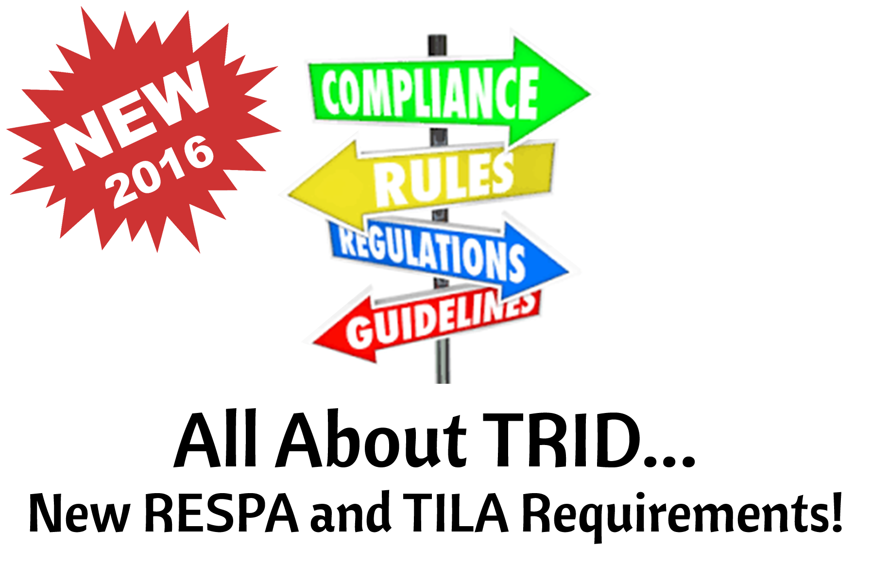 All About TRID… the New RESPA and TILA Requirements! (Elective) 3.0 credits