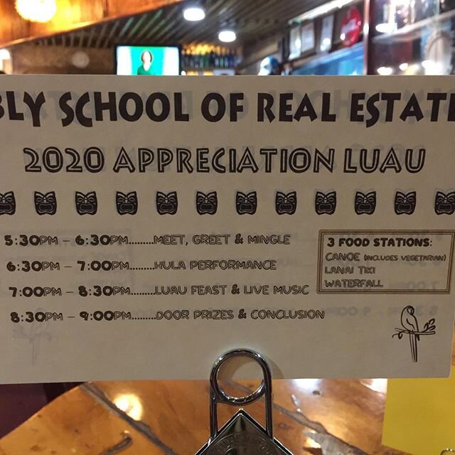 Mahalo to everyone who attended our 2020 Appreciation Luau and helping make it an eventful night for everyone. It was indeed humbling to have such tremendous support! We are so blessed to be surrounded by such quality people each year. Much Mahalo!