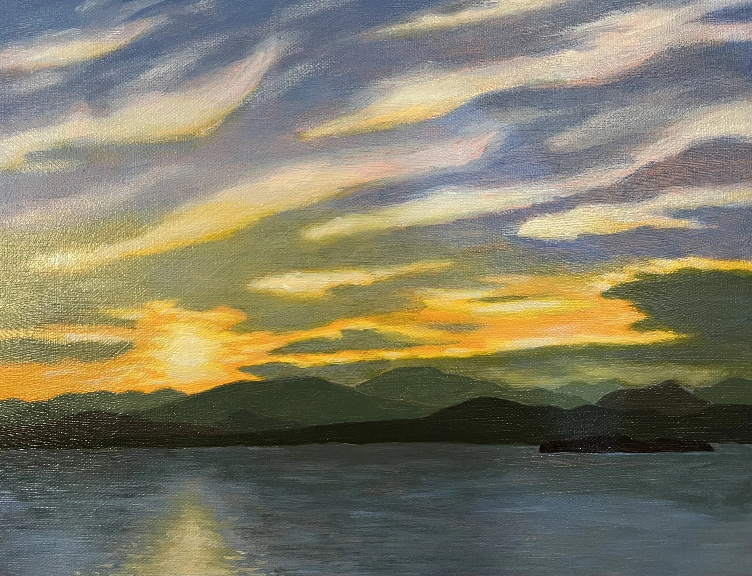 Sunset on Lake Champlain