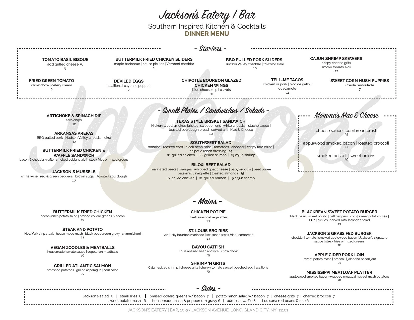 Jackson's Eatery Bar Long Island City, NY