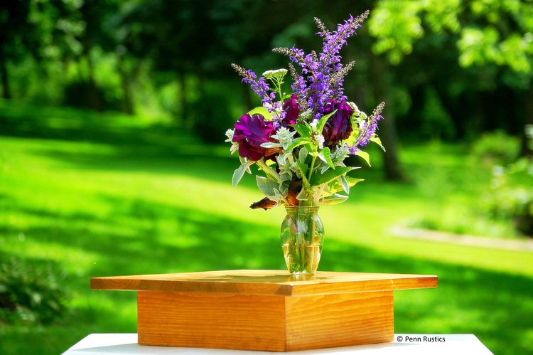 CELEBRATIONS RUSTIC WOODEN SQUARE CAKE STAND.jpg