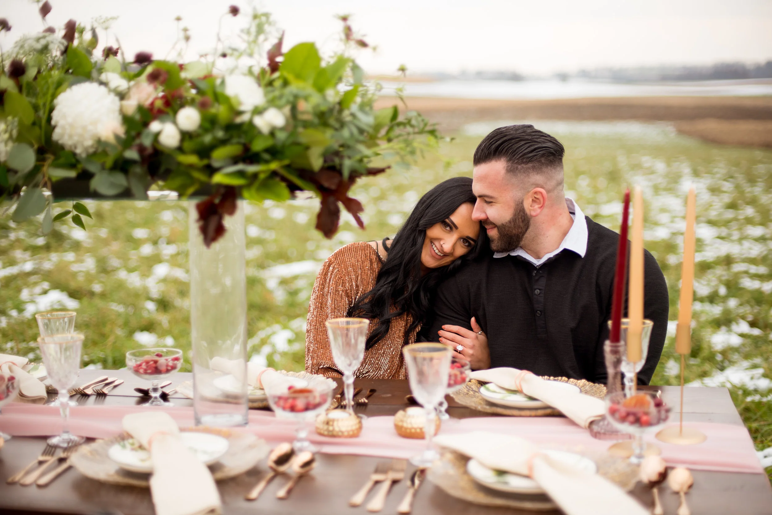 CLELAND ROCK ENGAGEMENT PHOTO STYLED SHOOT