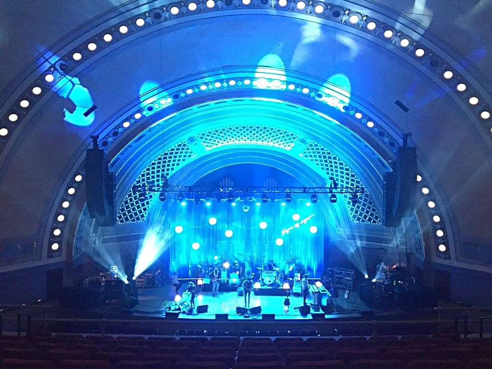Beautiful Hill Auditorium in Ann Arbor Michigan