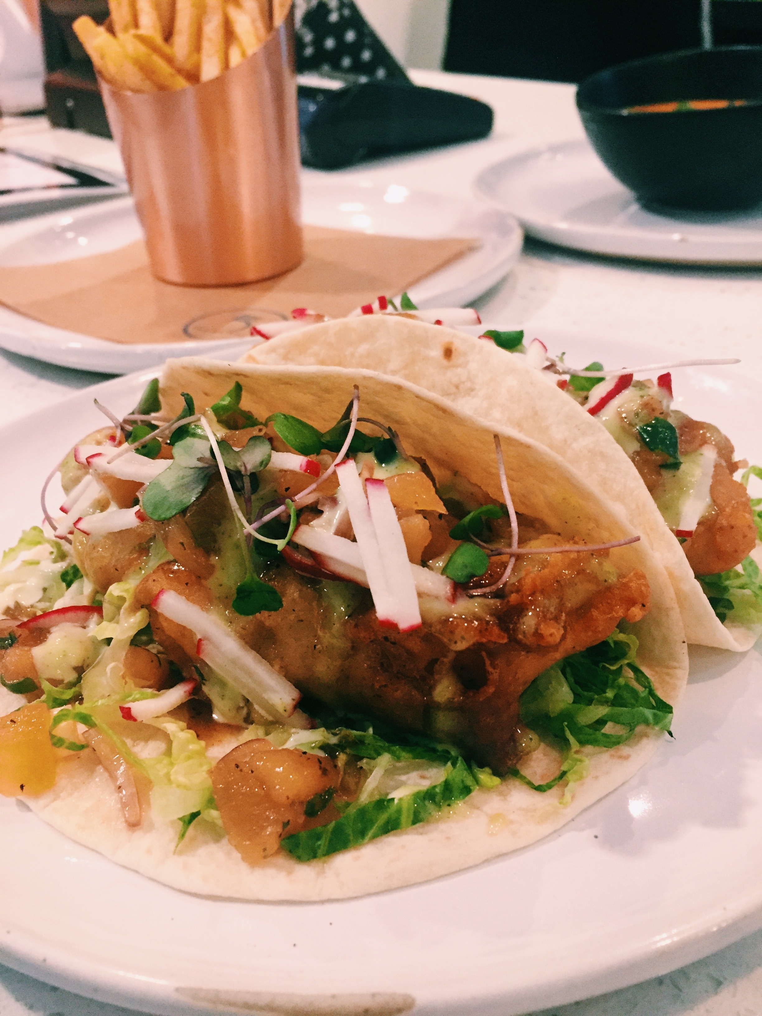 Bake and Shark Taco (MY FAVOURITE ITEM ON THE MENU!)