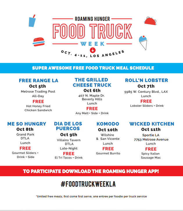 Food Truck Week LA - Social Graphic