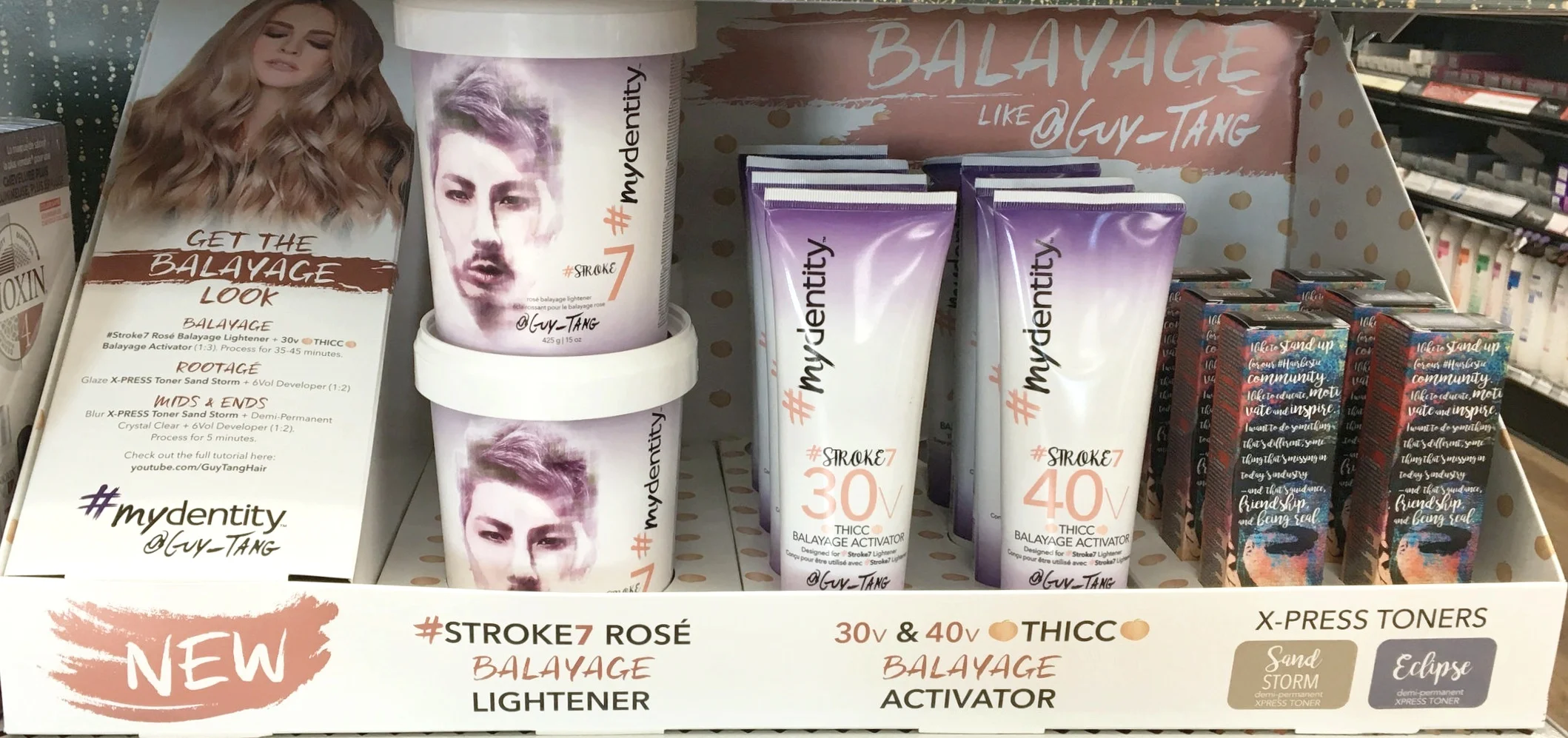 Balayage Like Guy Tang - Endcap Display