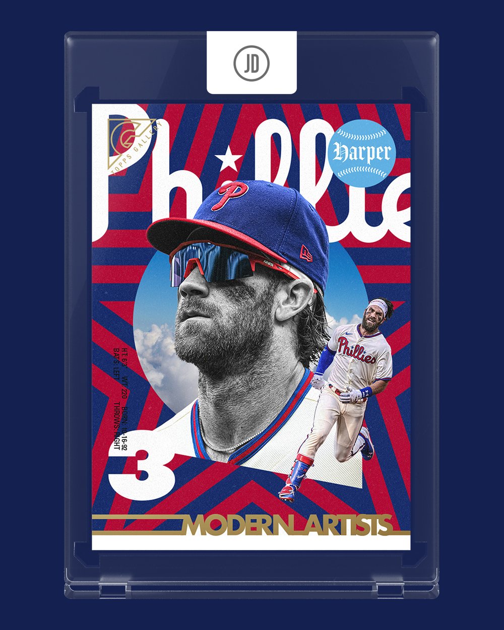 Bryce Harper - 2022 Topps Gallery Modern Artists (MA-2) Artist