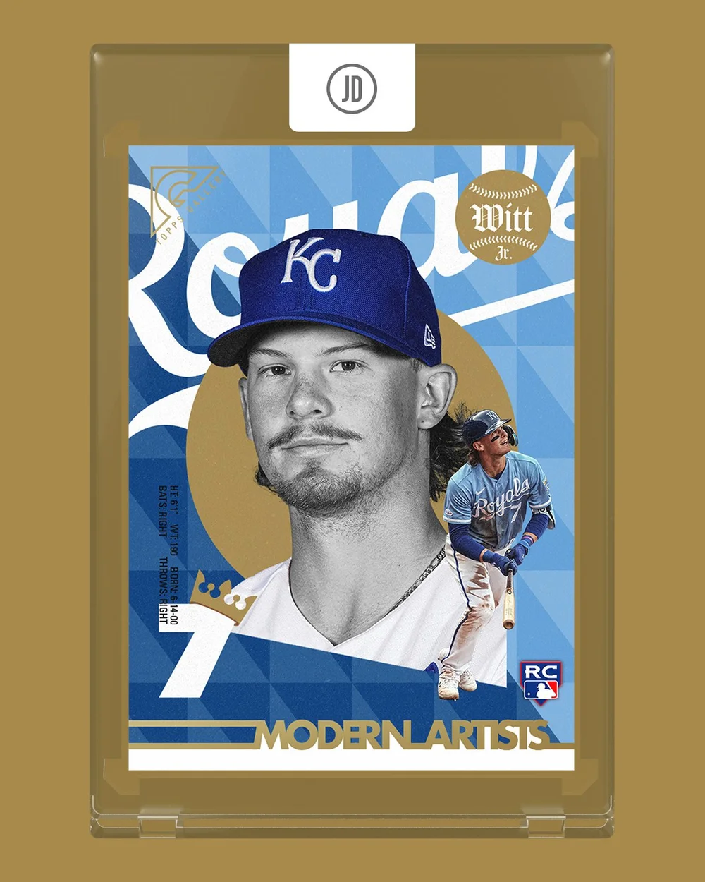 5枚限定！] topps japan edition ボビーウィットJr. Bobby Witt JR 4 