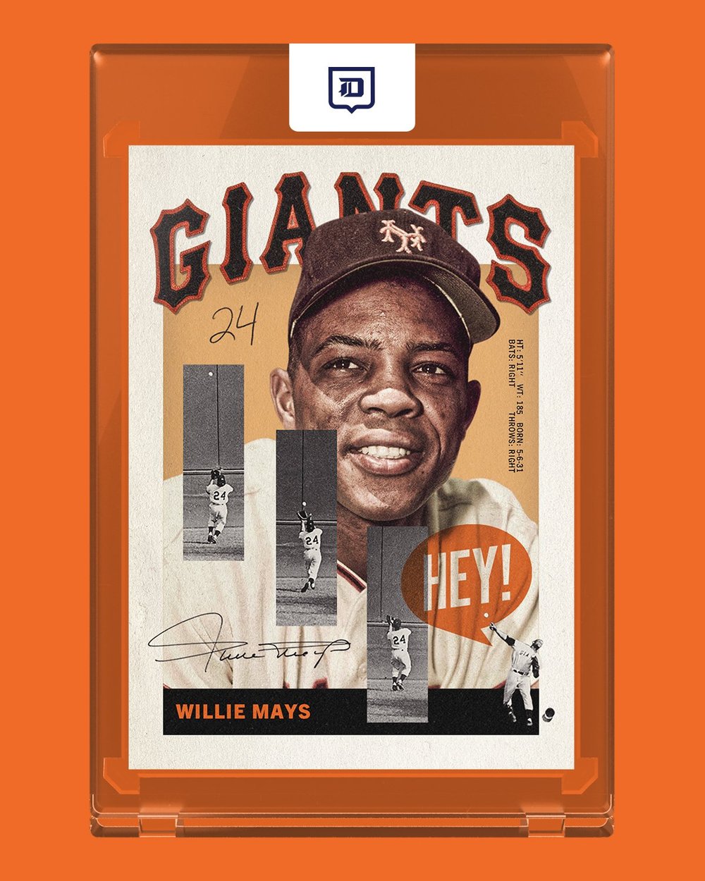 Willie Mays Baseball Card