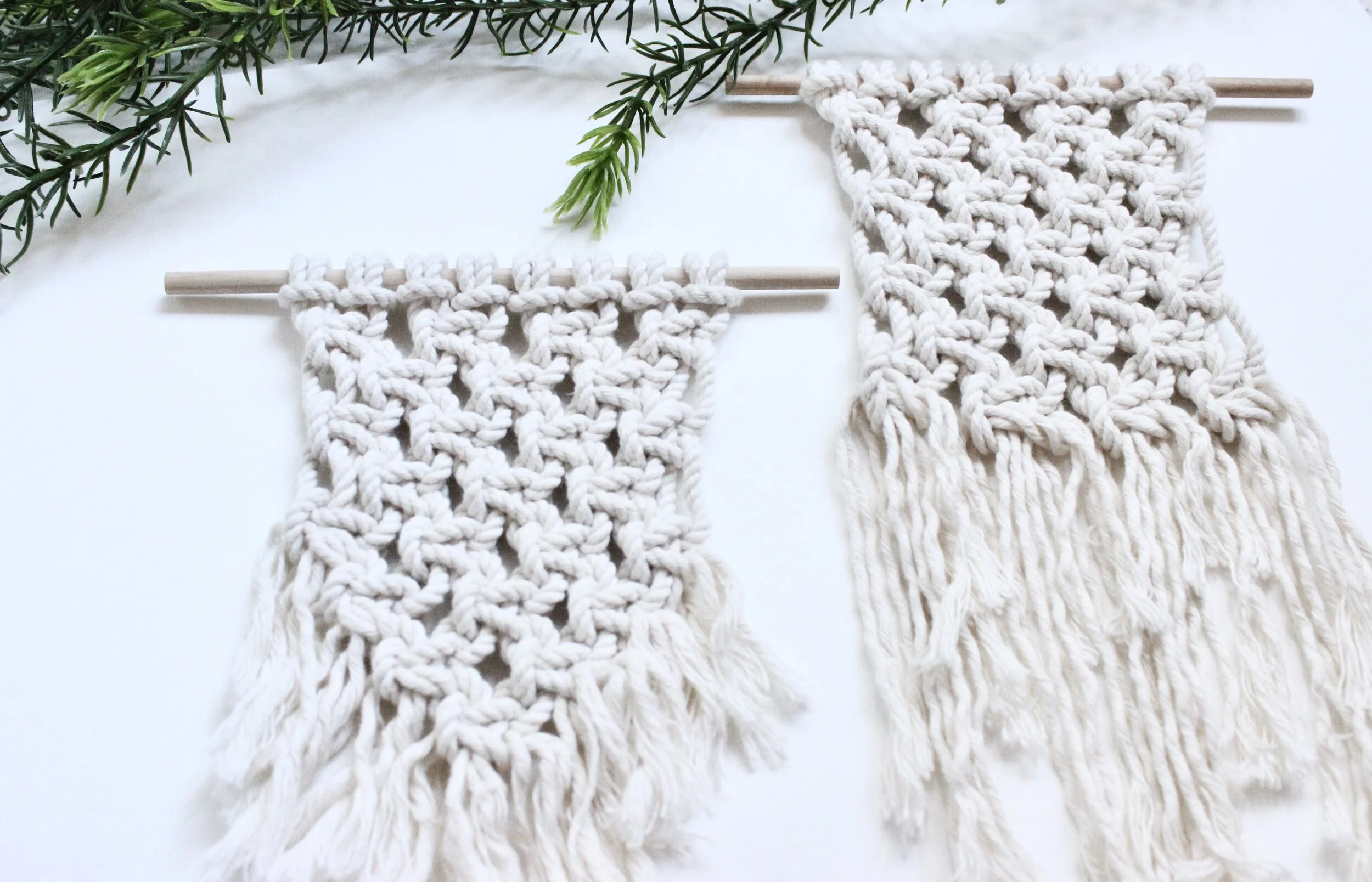 KIDS Macrame Wall Hanging Kit Create Your Own makes 2 — CREATE WITH US