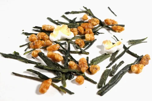 Genmaicha green tea with toasted brown rice