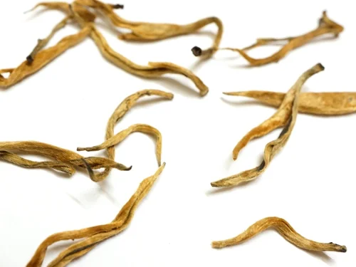 Golden Yunnan black tea with golden tips