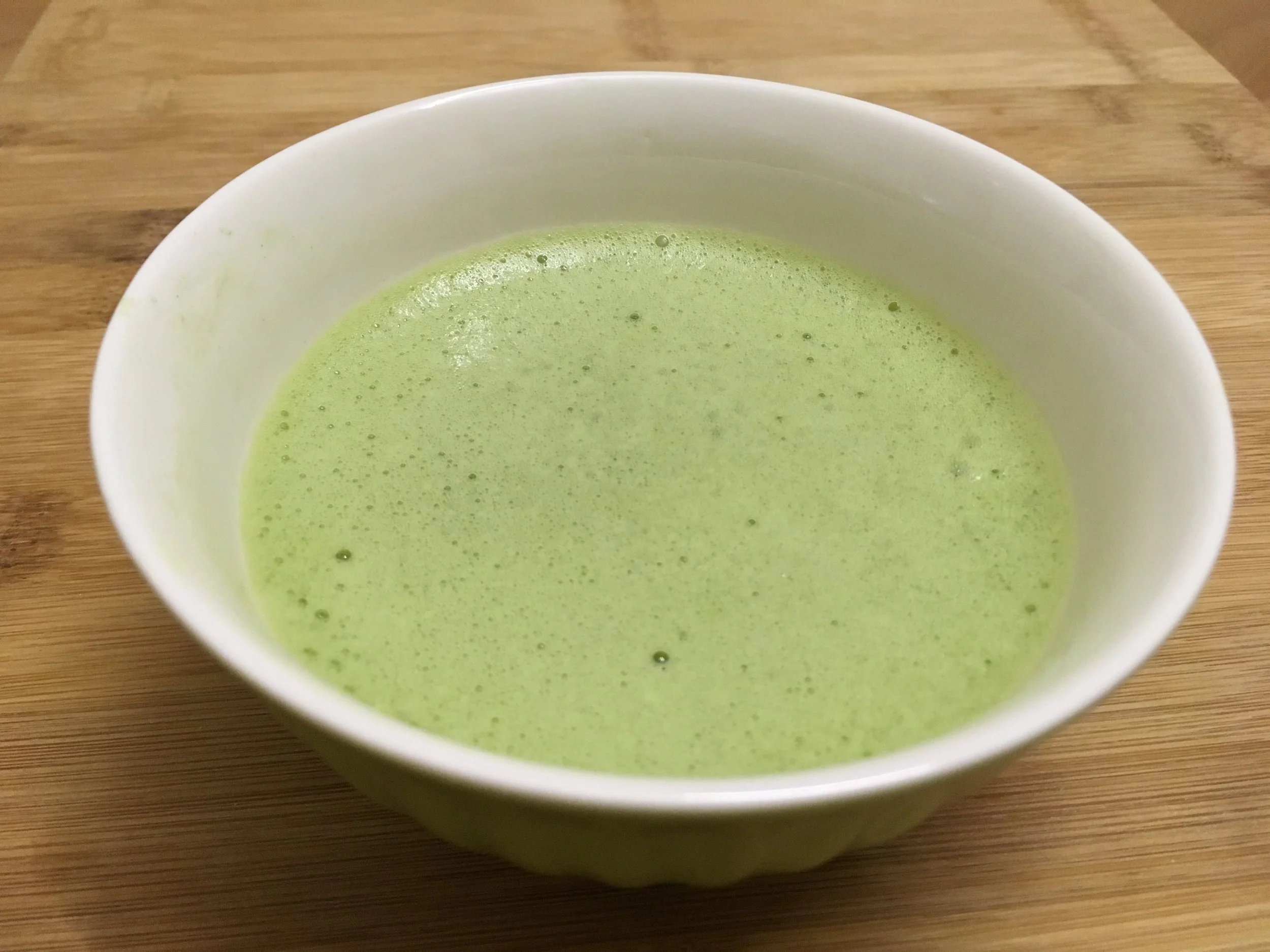 Matcha whisking