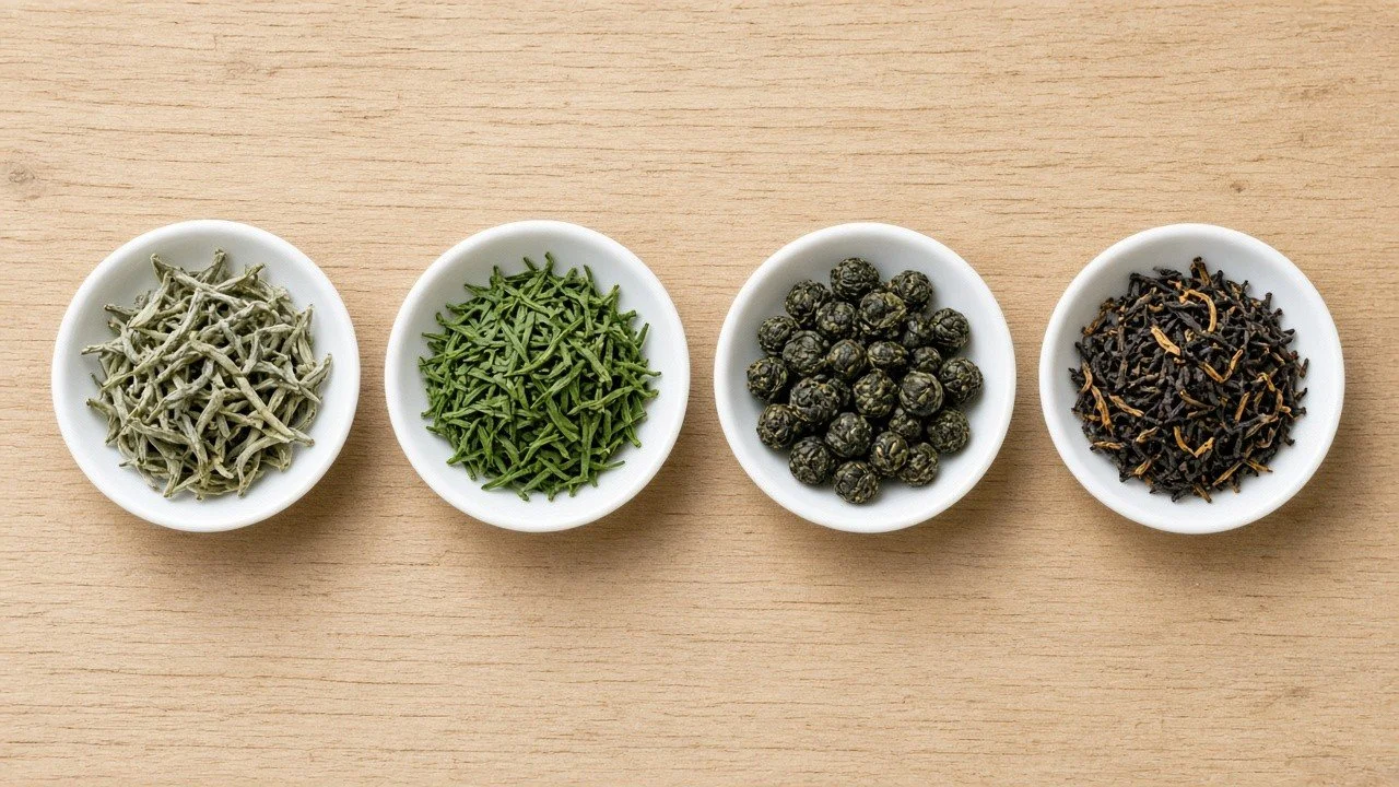 White, Green, Oolong, Black: How One Tea Plant Makes Four Kinds of Tea
