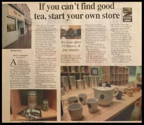 Somerville Journal, 2007: If you can't find good tea, start your own store