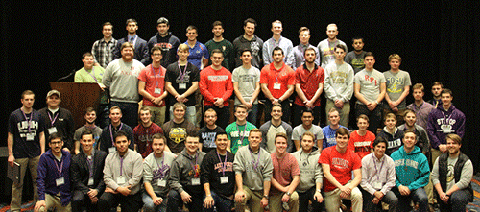 High Alpha Brandon Cressi pictured second from the right in the third row