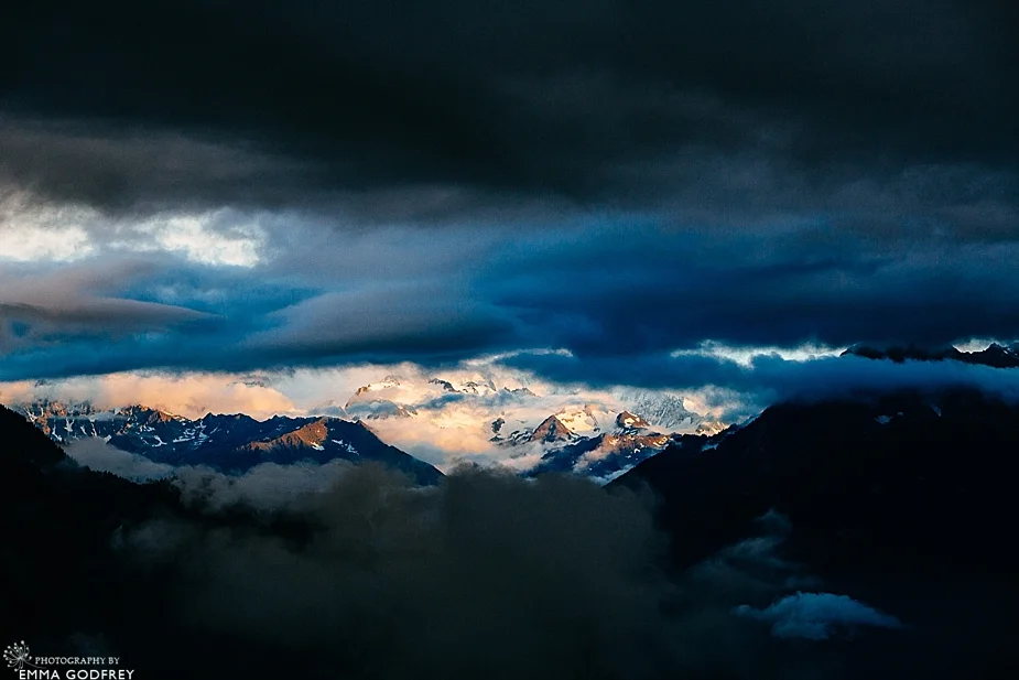 Chamonix from Villars