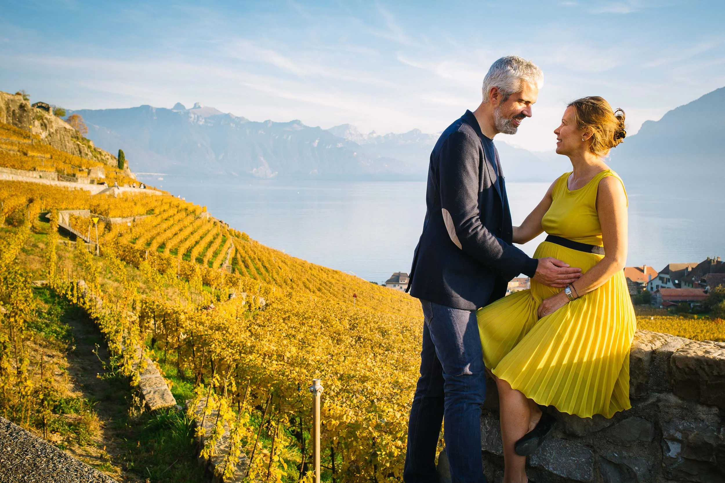 Lavaux Maternity Session | Lausanne family photography