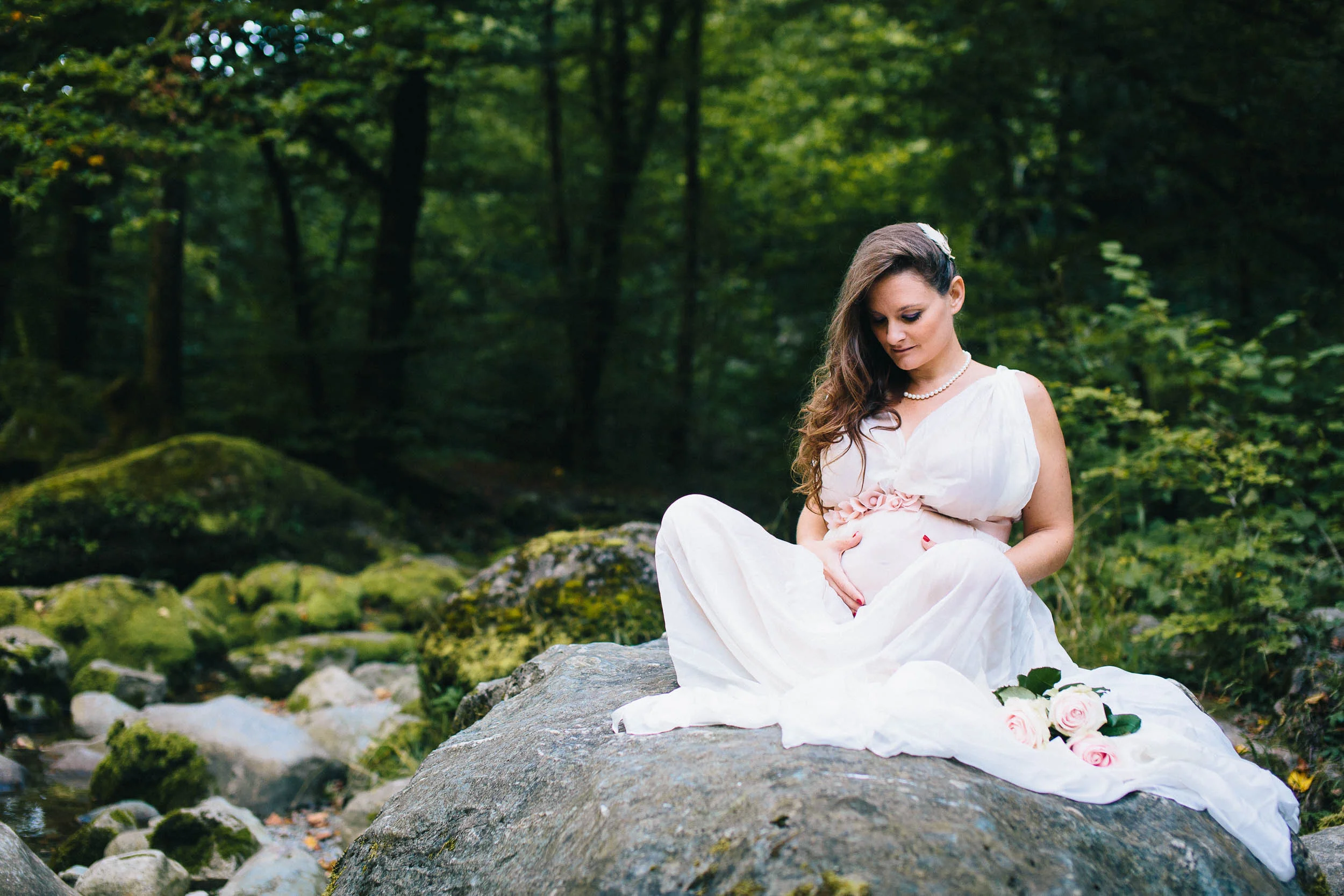 Woodland Maternity Shoot | Stéphanie