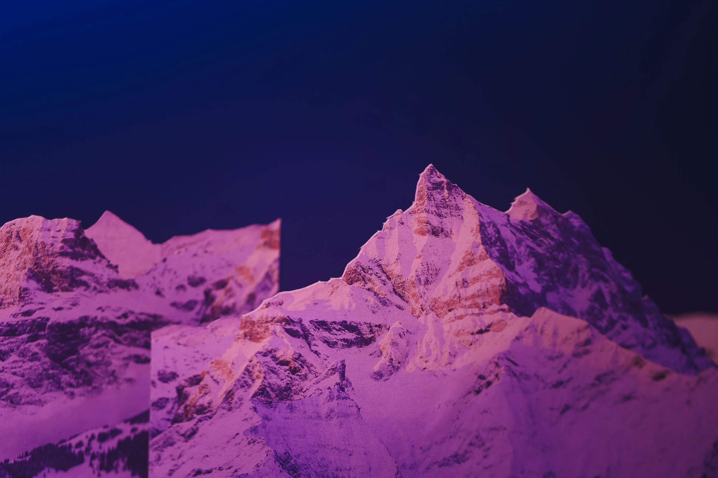 From the photo book 'Mountain' exploring the fragmented nature of perception and memory.