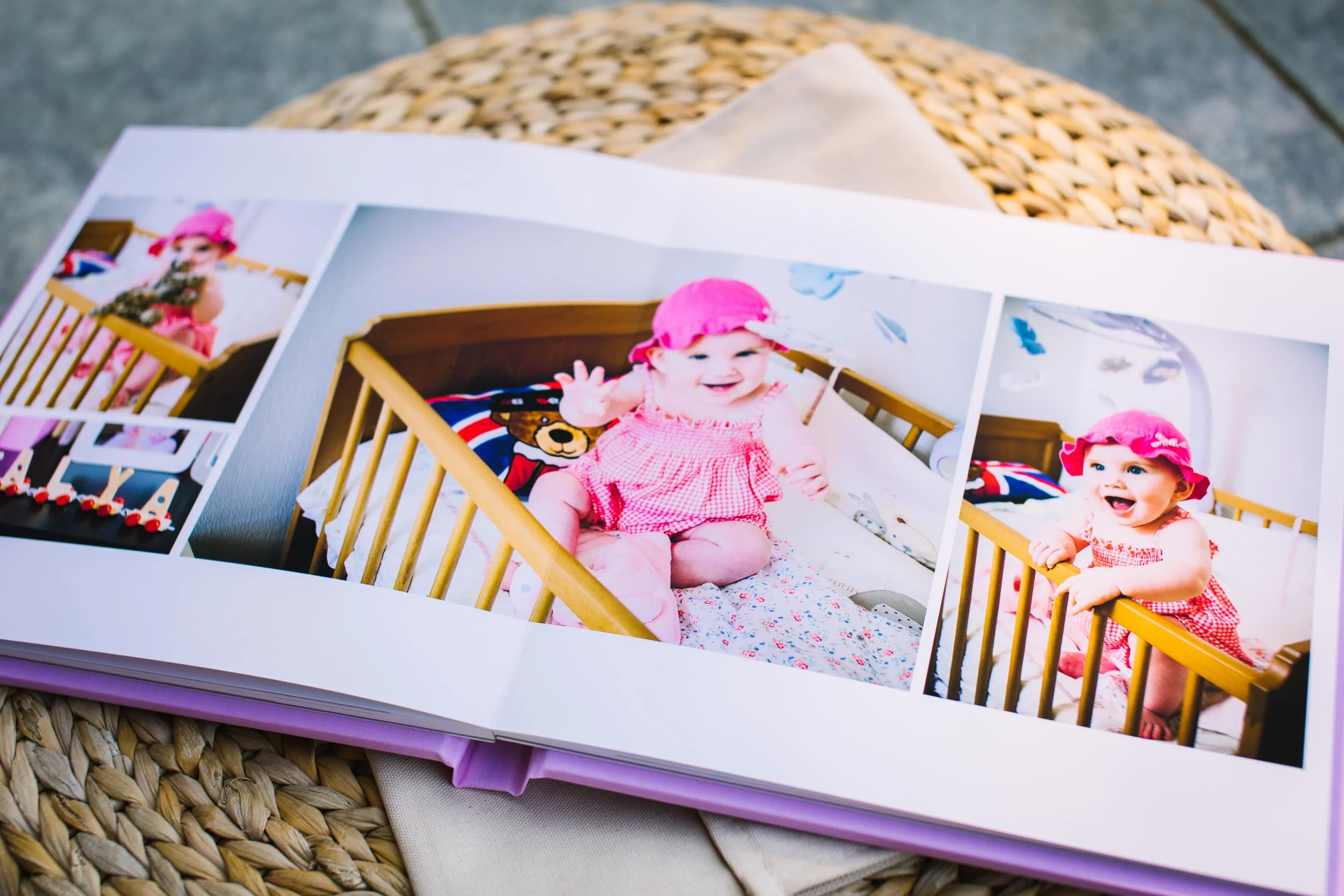 Baby girl portrait album