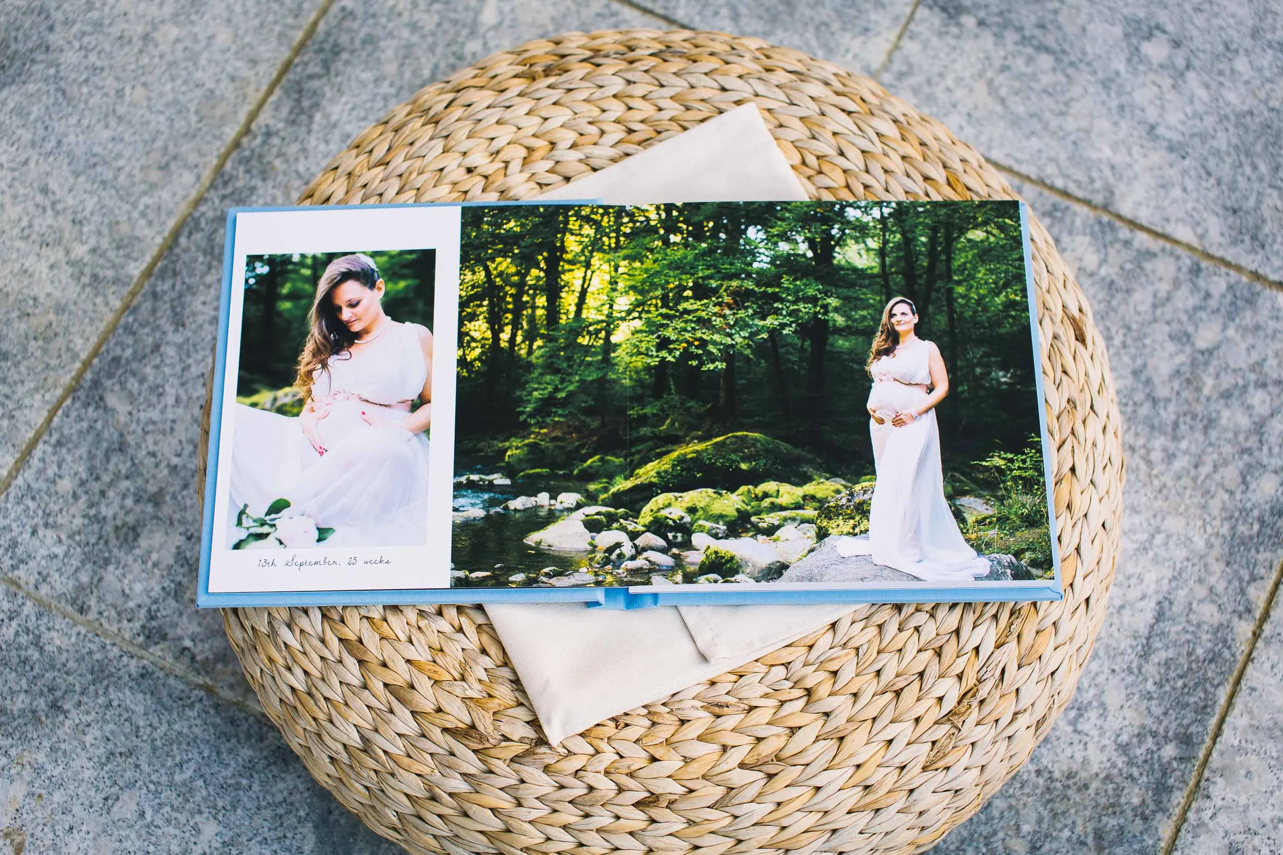 Baby boy portrait photo album