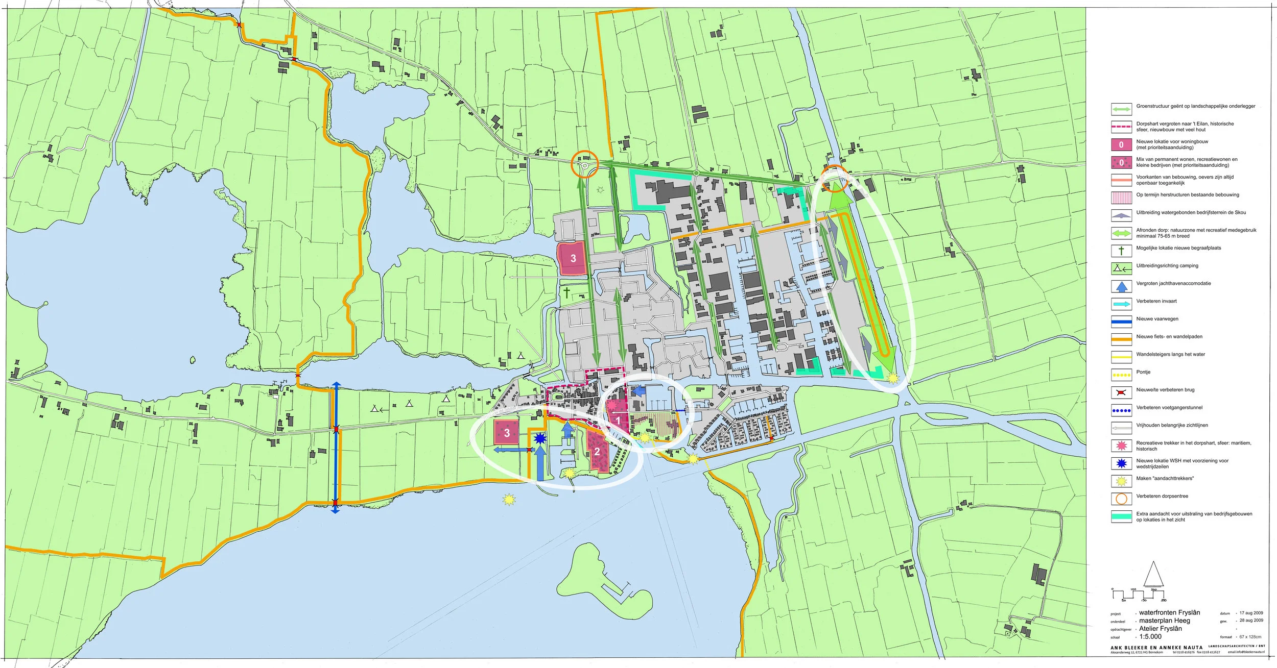 3 2 2 HEEG masterplan 28-8-2009 schaal 5000 met cirkels.jpg