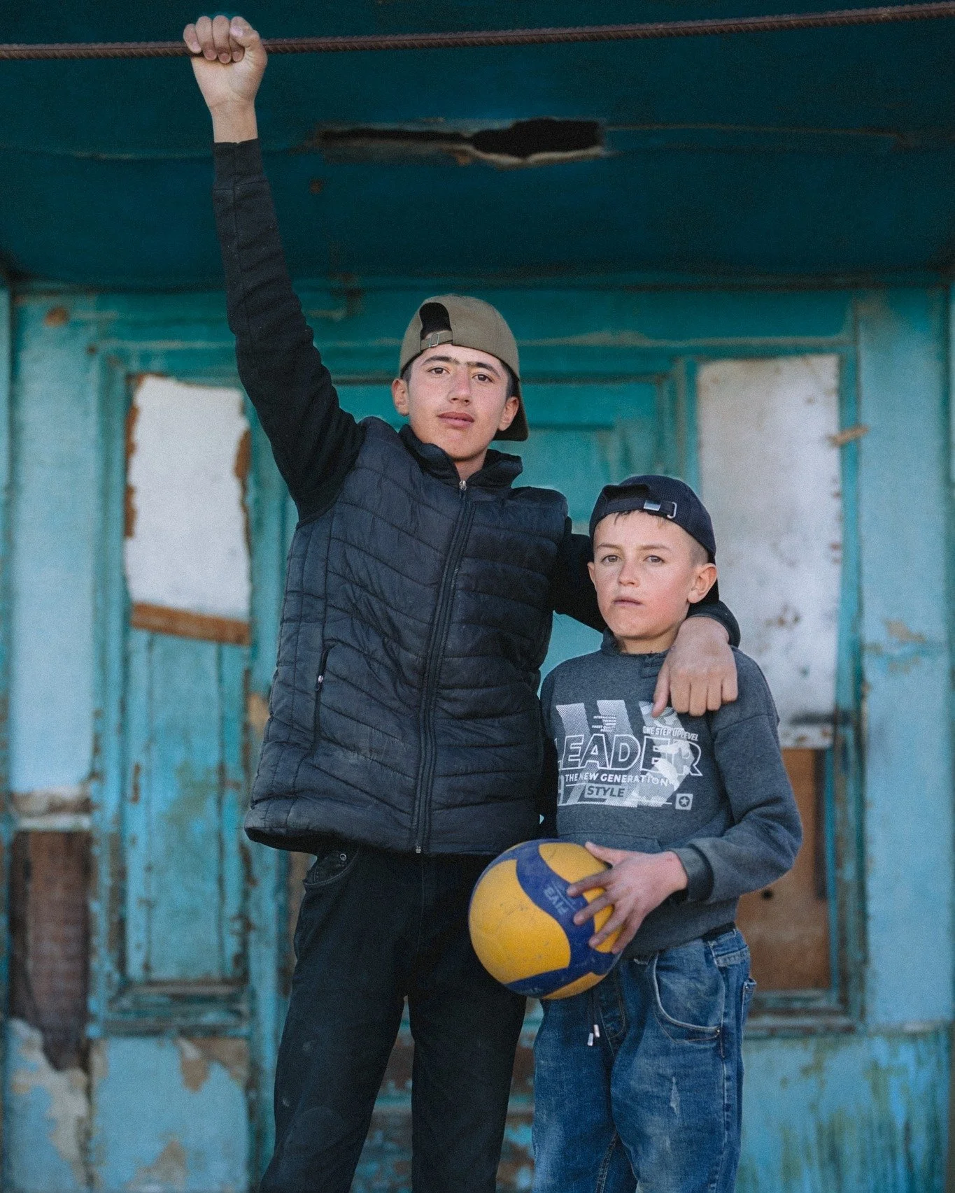 Riding the soccer fever.

Two boys take a minute to pose before heading back to their game.
Alichur, Tajikstan

#tajikistan #soccer #alichurvalley #roadtrip #pamir