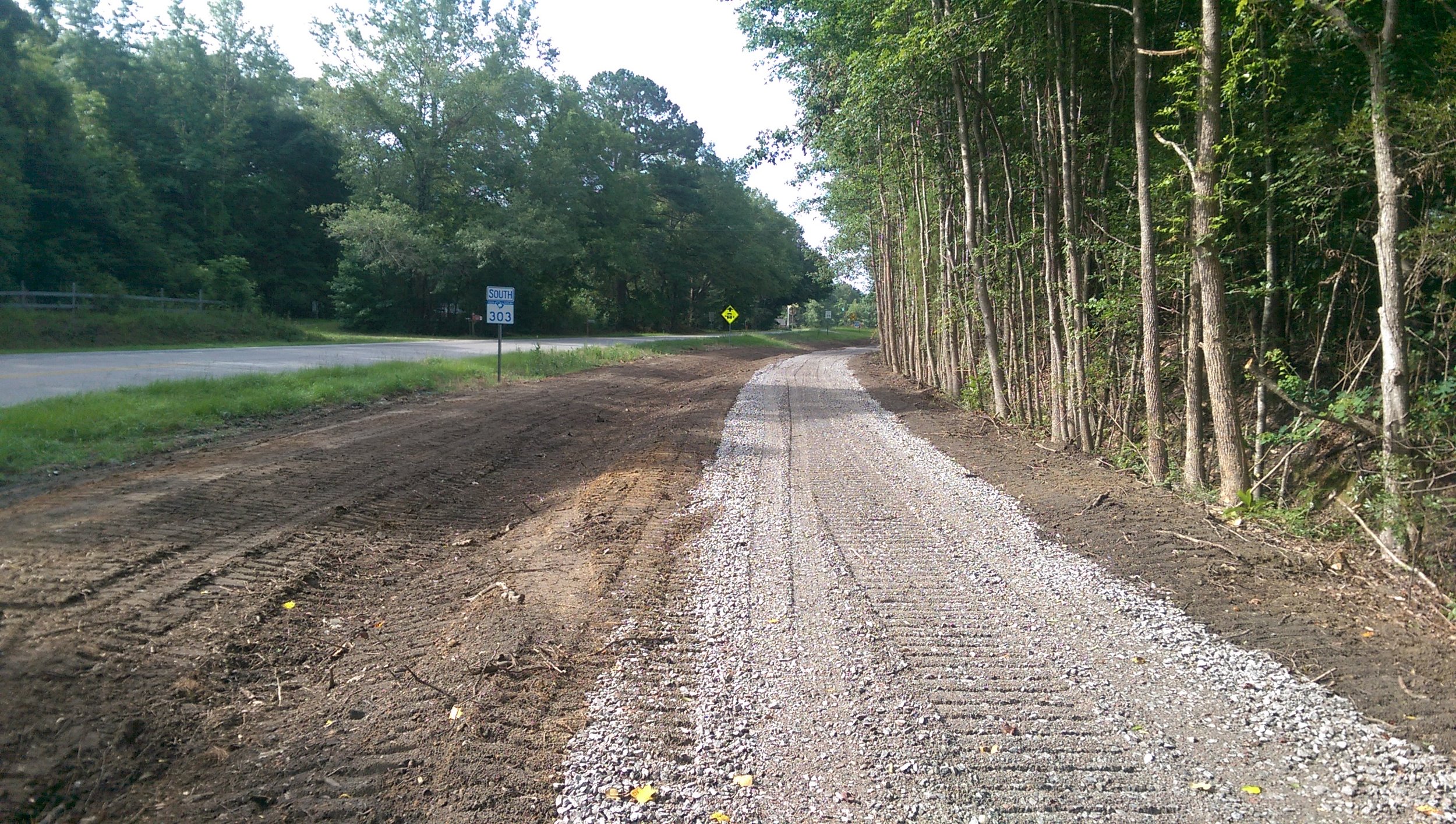 Improved Path at the South End