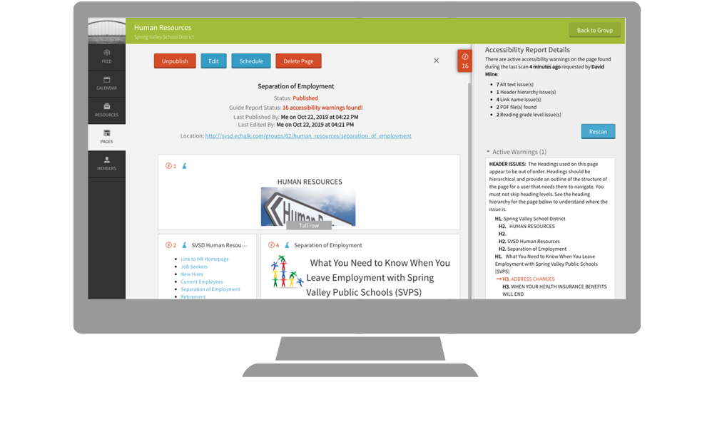 EChalk Beautiful School Websites Emergency Notifications And LMS