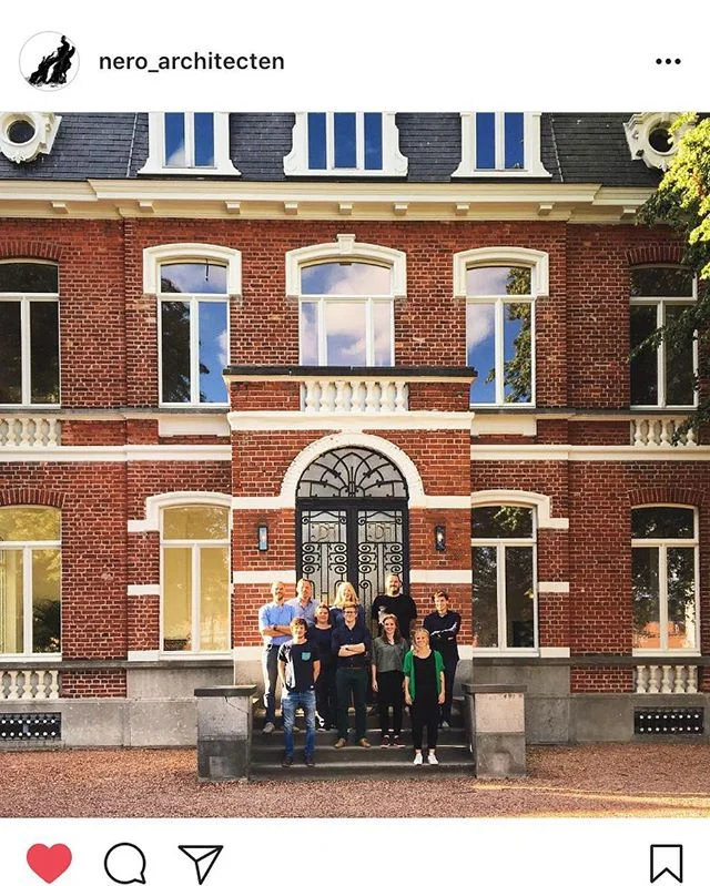 regram @nero_architecten / welkom in Wondelgem #villagroothuis