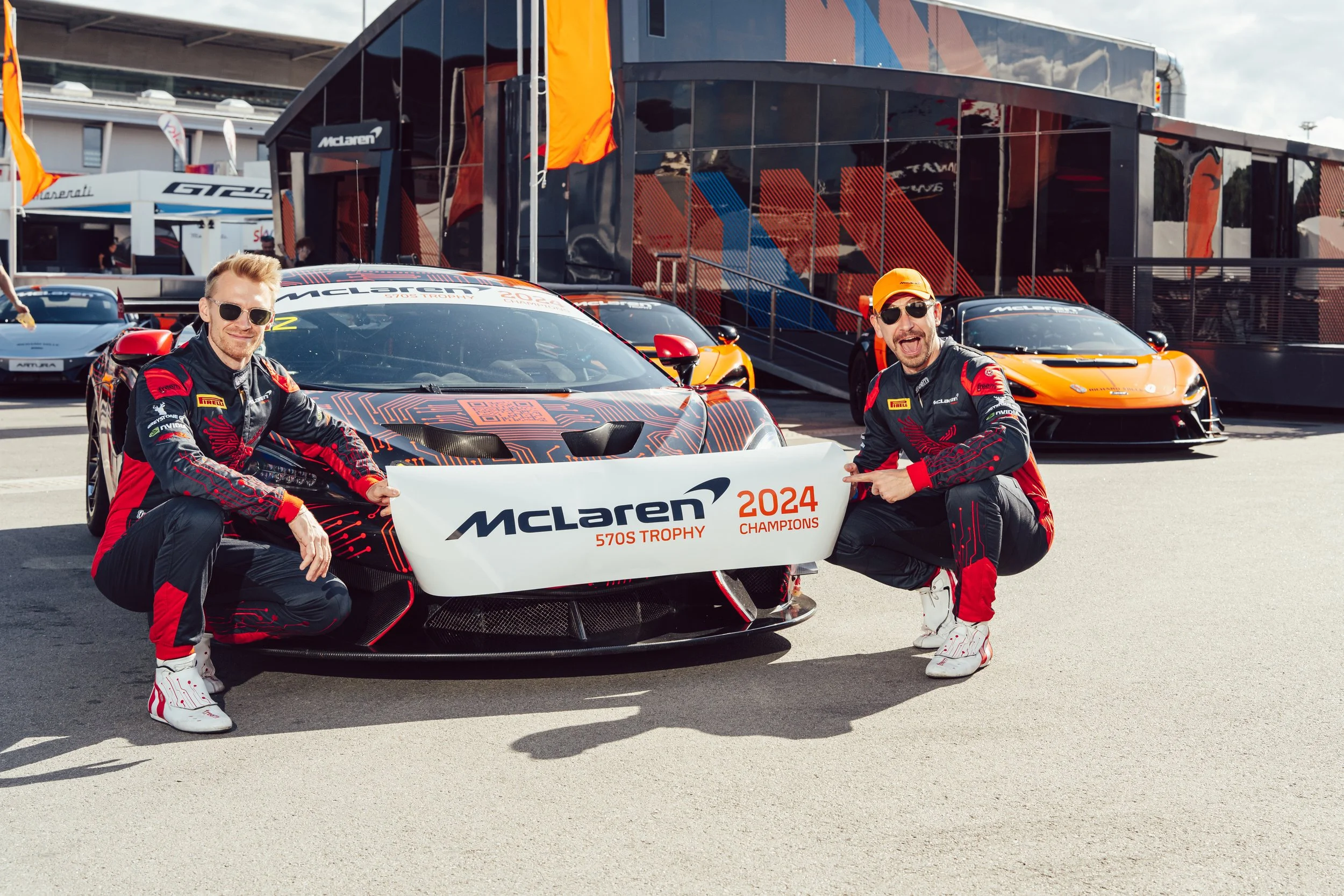 Ryan James and Oli Webb, Greystone GT McLaren 570S Trophy, McLaren Trophy Europe 2024