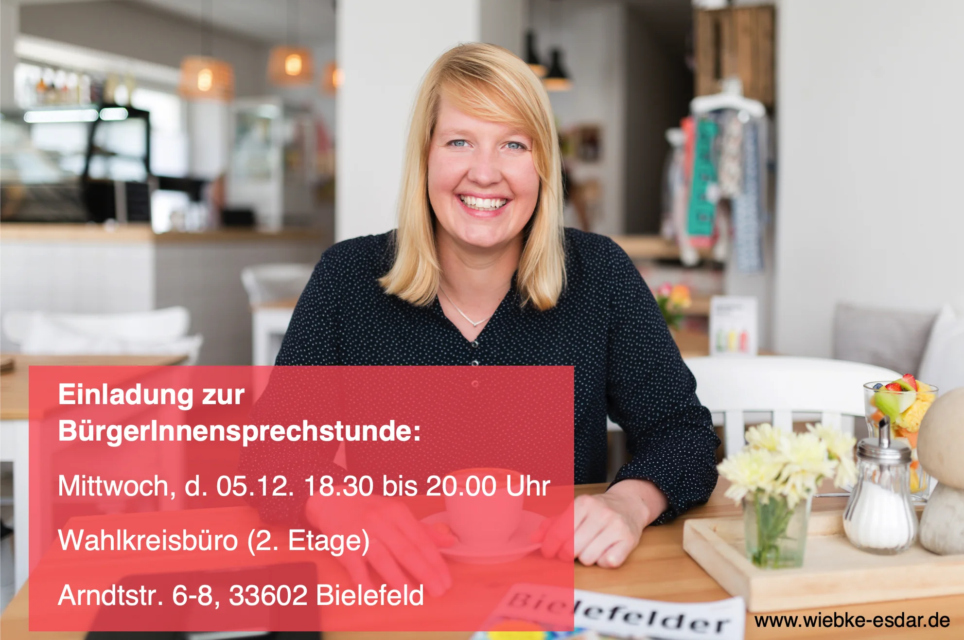 Einladung zur Bürgersprechstunde