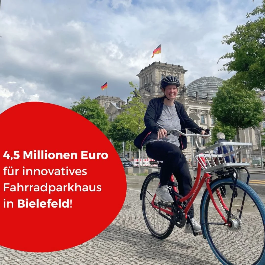 Bund fördert Rad- und Mobilstation am Bielefelder Hauptbahnhof mit 4,5 Millionen Euro