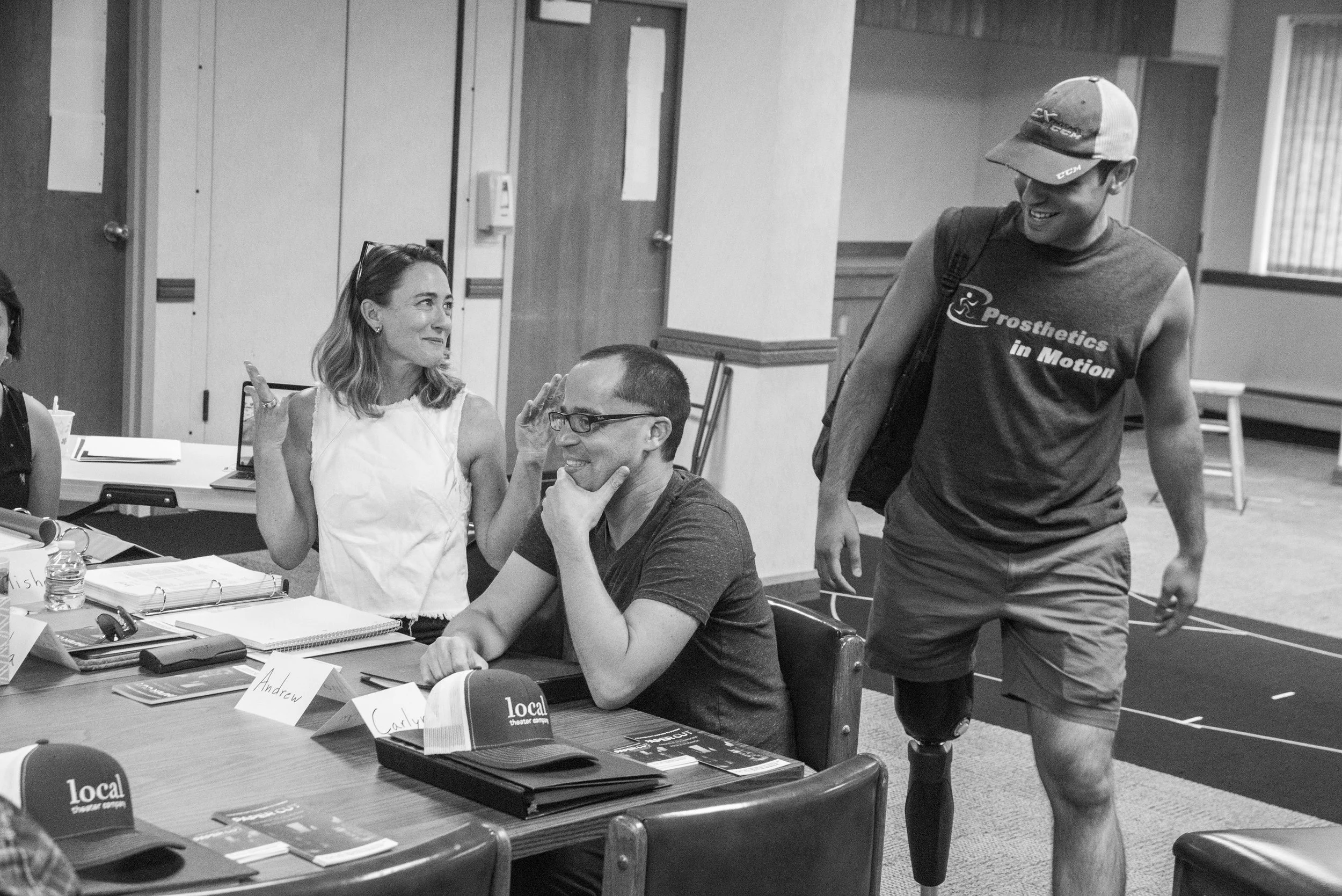 Photos: First read-through of "Paper Cut"