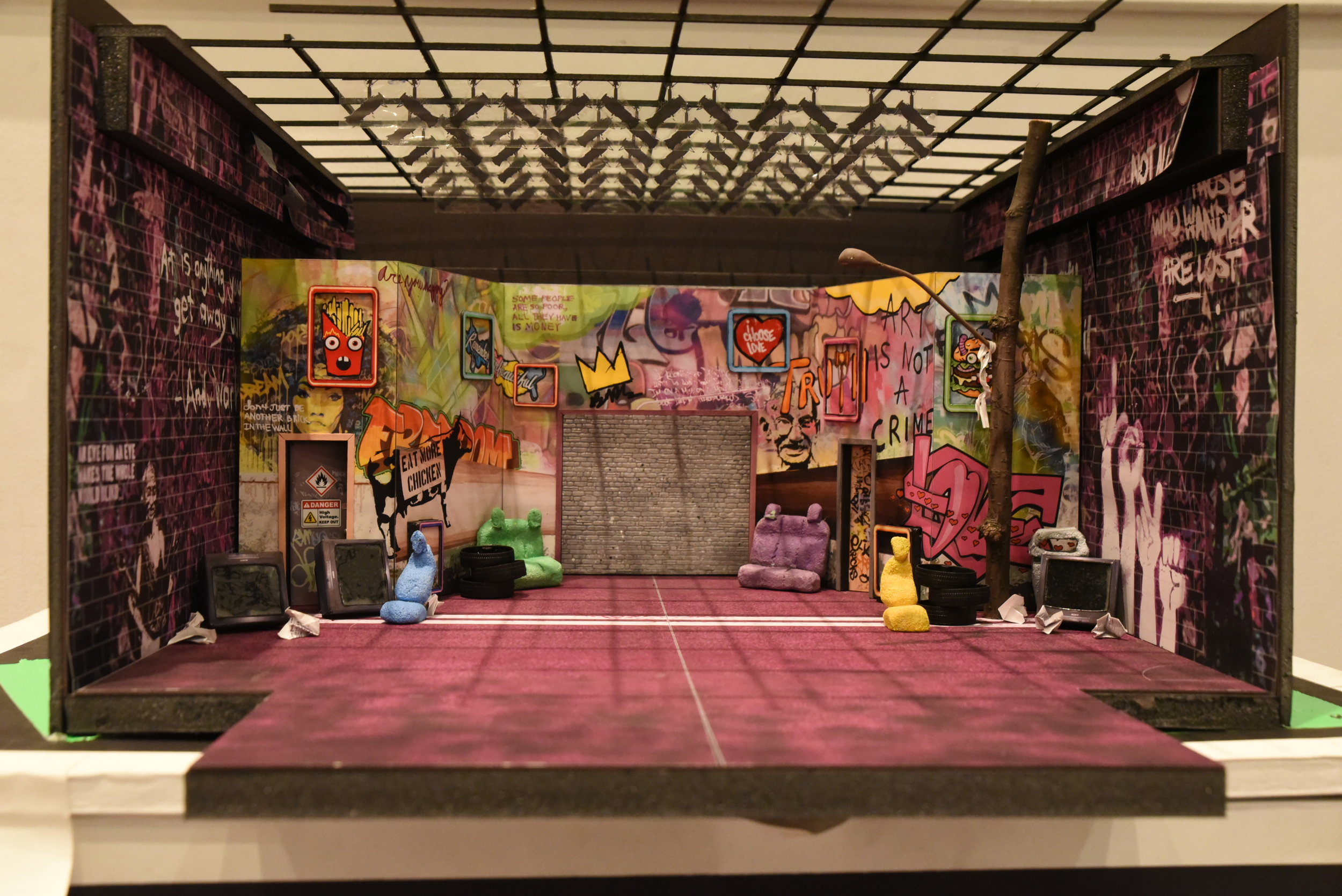 Set design by Nate Bertone