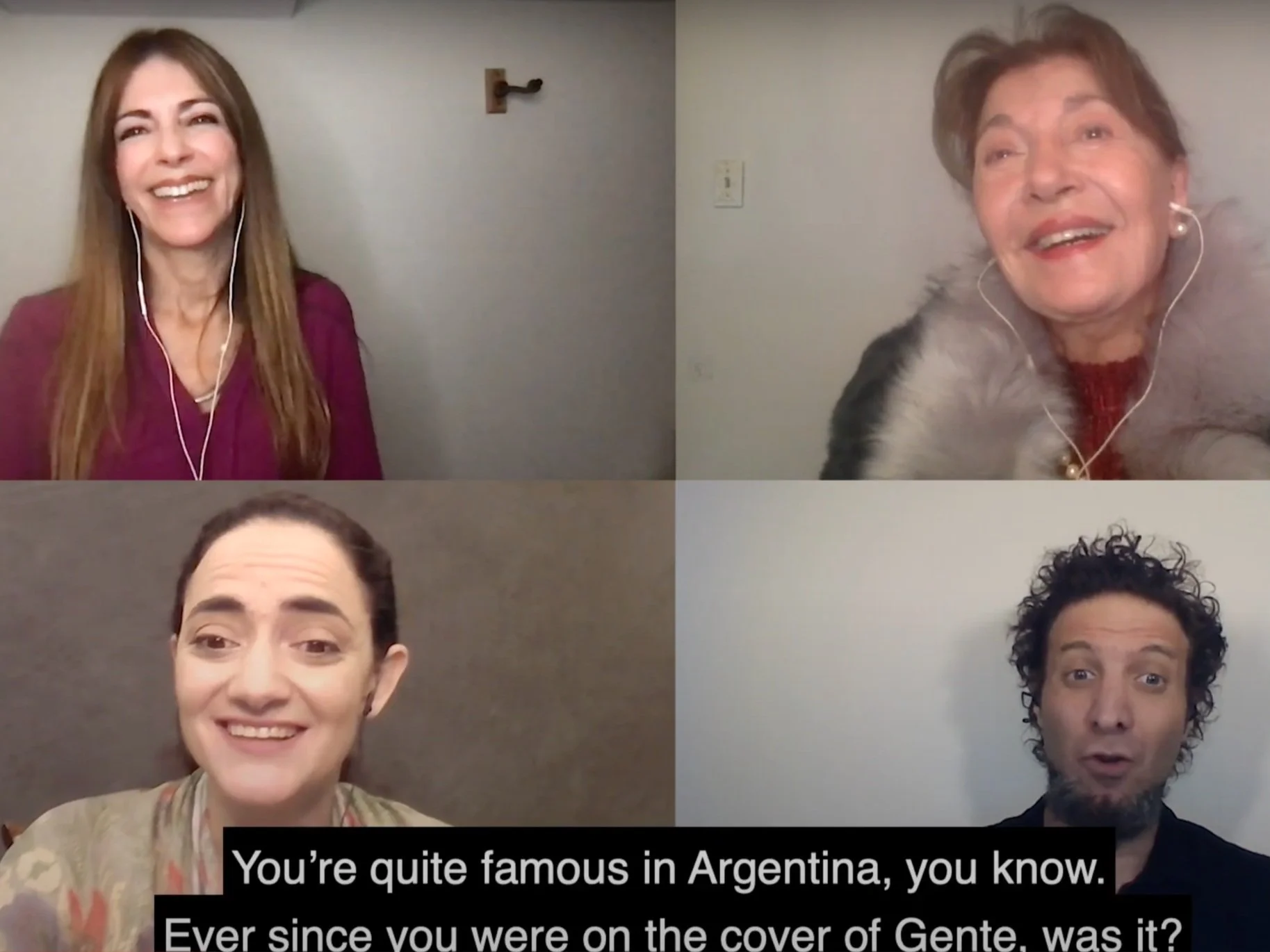 Paula Pizzi-Black, Irene De Bari, Cruz Gonzalez-Cadel &amp; Esteban Schemberg