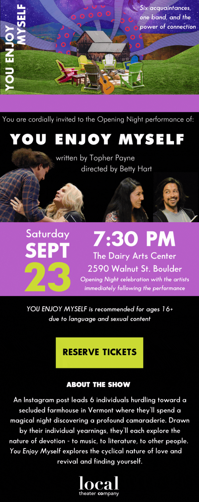 Opening Night Invitation 